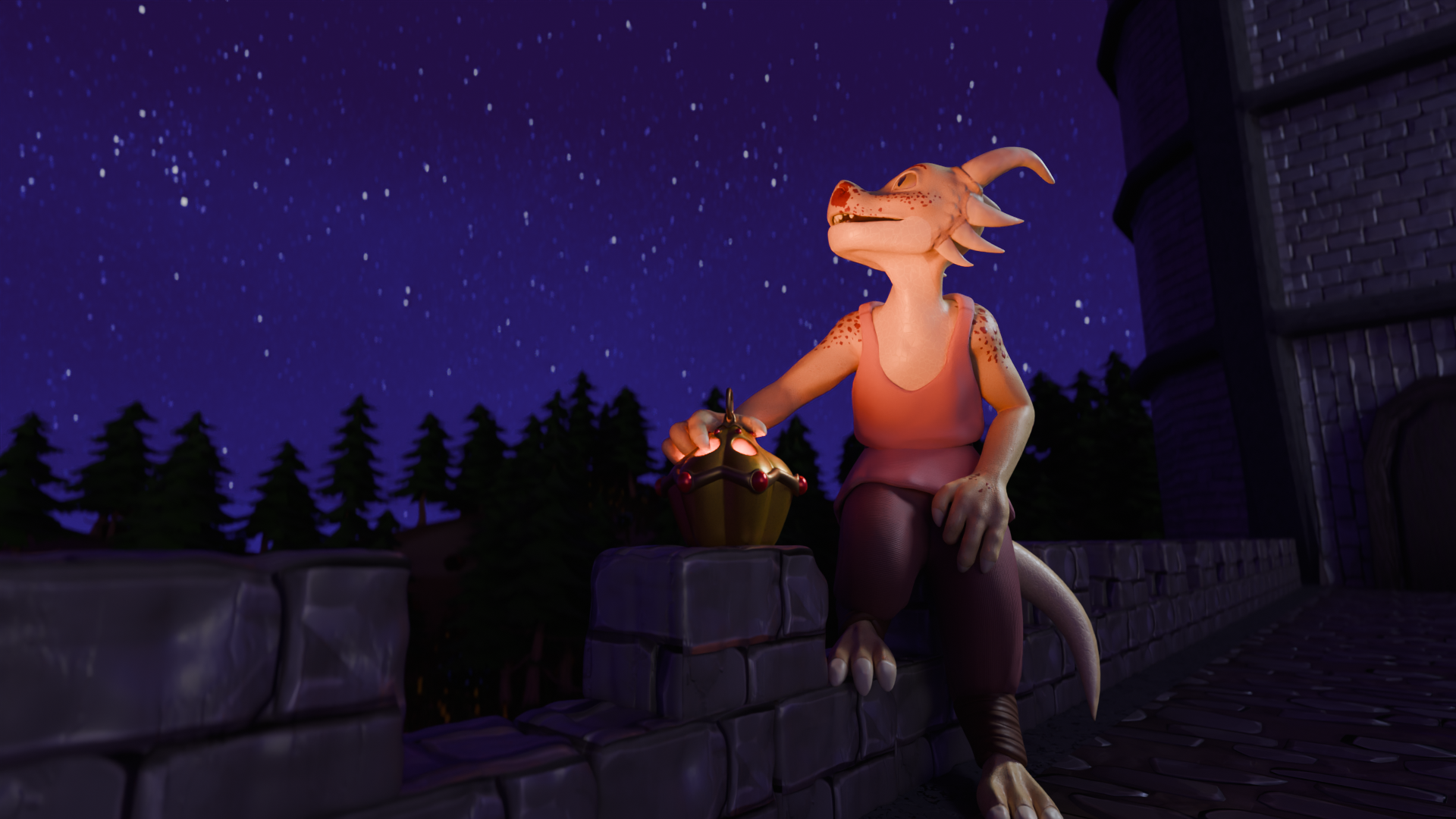 Zal the Lizard Warlock